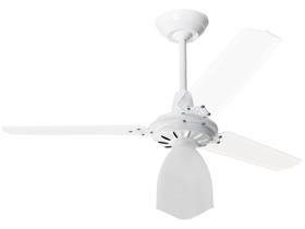 Ventilador de Teto Loren Sid Diplo Lumi M3 3 Pás 3 Velocidades Branco1 Lâmpada