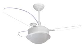 Ventilador de Teto Loren-Sid Diplo M2 Primor Branco 127v com Pás Injetadas Transparentes Ref-323 Ventilador de Teto Loren-Sid Diplo M2 Primor Branco 127v com Pás Injetadas Transparentes Ref-323