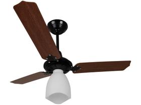 Ventilador de Teto Loren-Sid Diplomata Lumi M3 com 3 Pás Mogno 127V