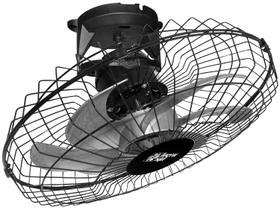 Ventilador de Teto Loren-Sid Turbo Orbital 50cm M2 Preto 3 Ângulos de Inclinação 360 160W Bivolt