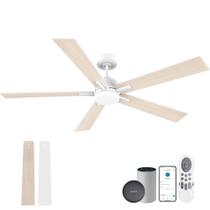 Ventilador de teto Lorpies 60" Smart WiFi Alexa Google DC Motor