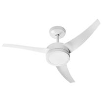 Ventilador de Teto Lunik Led 6500k Branco Frio Venti-Delta 3 Pás Silencioso 127v