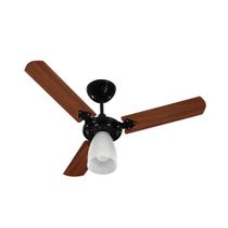 Ventilador de Teto Marbela 3 Pás 130W Preto/Verniz 127V Tron Ventilador de Teto Marbela 3 Pás 130W Preto/Verniz 127V Tron