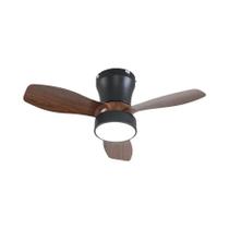 Ventilador De Teto Mini De 24 Polegadas Com Controle Remoto E Iluminação Para Quartos, Salas De Ventilador De Teto Mini De 24 Polegadas Com Controle Remoto E Iluminação Para Quartos, Salas De