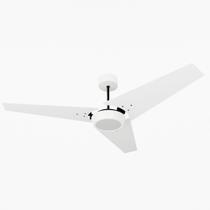 Ventilador de Teto Natuvent Callis Led 3 Pás Madeira Branco