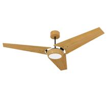 Ventilador de Teto Natuvent Callis Led 3 Pás Madeira Freijó