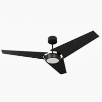 Ventilador de Teto Natuvent Callis Led 3 Pás Madeira Preto