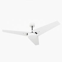 Ventilador de Teto Natuvent Callis No Light 3 Pás Madeira Branco