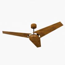 Ventilador de Teto Natuvent Callis No Light 3 Pás Madeira Imbuia