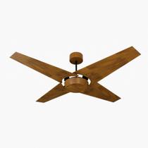 Ventilador de Teto Natuvent Callis No Light 4 Pás Madeira Imbuia