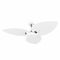 Ventilador de Teto Natuvent Dahlia No Light 3 Pás Madeira Branco