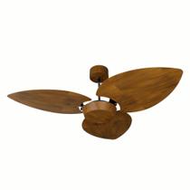Ventilador de Teto Natuvent Dahlia No Light 3 Pás Madeira Imbuia