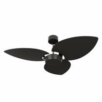 Ventilador de Teto Natuvent Dahlia No Light 3 Pás Madeira Preto