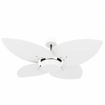 Ventilador de Teto Natuvent Dahlia No Light 4 Pás Madeira Branco Ventilador de Teto Natuvent Dahlia No Light 4 Pás Madeira Branco