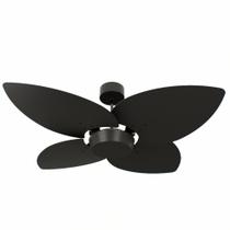 Ventilador de Teto Natuvent Dahlia No Light 4 Pás Madeira Preto