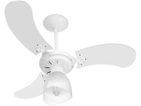 Ventilador De Teto New Baby Colors 3 Pás Mdf Branco 110V Ventilador De Teto New Baby Colors 3 Pás Mdf Branco 110V