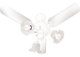 Ventilador De Teto New Beta Venti-delta 3 Pás 127v Branco Ventilador De Teto New Beta Venti-delta 3 Pás 127v Branco