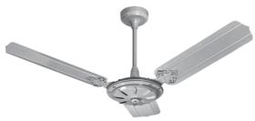 Ventilador de Teto New Comercial Eco 3 Pás de Aço Cinza 220V - Venti-Delta