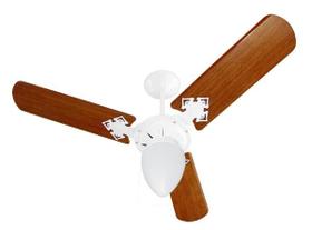 Ventilador de Teto New Delta L. GP Br/Mg 110V+Controle Rem.