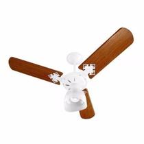 Ventilador de Teto New Delta Light Branco/Marrom 127V Ventilador de Teto New Delta Light Branco/Marrom 127V