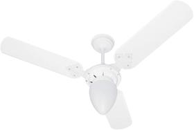 Ventilador de Teto New Delta Light com 3 Pás 130W Venti-Delta Branco 220V