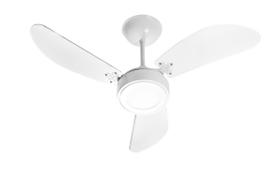 Ventilador De Teto New Light Led Branco 110V