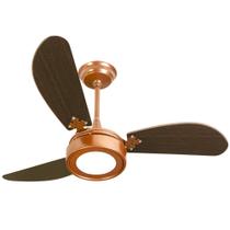 Ventilador de Teto New Light Led Cobre com 3 Pás de 110 Volts - 38-3181 - VENTI DELTA Ventilador de Teto New Light Led Cobre com 3 Pás de 110 Volts - 38-3181 - VENTI DELTA