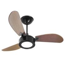 Ventilador De Teto New Light Preto Tabaco 127V Ventidelta Ventilador De Teto New Light Preto Tabaco 127V Ventidelta