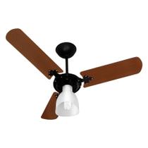 Ventilador de Teto New Maxi Ventura 110v Preto Amadeirado com 3 Pás Função Inverter e 3 Velocidades