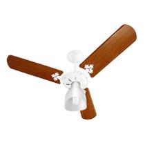 Ventilador De Teto New Ventura Flow BRANCO 3 Pás cor MOGNO 127V C3V 52-3102 Ventidelta Ventilador De Teto New Ventura Flow BRANCO 3 Pás cor MOGNO 127V C3V 52-3102 Ventidelta