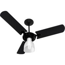 Ventilador De Teto New Ventura Flow PRETO 3 Pás cor PRETA 127V C3V 52-3101 Ventidelta