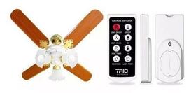 Ventilador De Teto New Zeta Biturbo 4 Pás + controle remoto