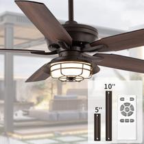 Ventilador de teto NORFOLK 52" à prova d'água LED remoto de 6 velocidades Ventilador de teto NORFOLK 52" à prova d'água LED remoto de 6 velocidades