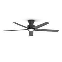 Ventilador de teto ocioc de 52 polegadas com luzes, motor DC reversível preto Ventilador de teto ocioc de 52 polegadas com luzes, motor DC reversível preto