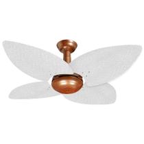 Ventilador de Teto Office Jet Aspen Venti-delta 4Pás Rattan Branco Ventilador de Teto Office Jet Aspen Venti-delta 4Pás Rattan Branco