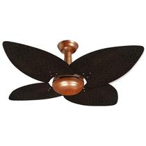 Ventilador de Teto Office Jet Aspen Venti-delta 4Pás Rattan Tabaco + Controle Ventilador de Teto Office Jet Aspen Venti-delta 4Pás Rattan Tabaco + Controle