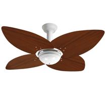 Ventilador de Teto Office Jet Aspen Venti-Delta Branco 4Pás Rádica Jequitibá 220V+Controle