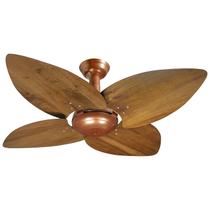 Ventilador de Teto Office Jet Aspen Venti-Delta Cobre 4Pás Imbuia 110V