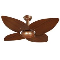 Ventilador de Teto Office Jet Aspen Venti-Delta Cobre 4Pás Rádica Jequitibá 220V+Controle Ventilador de Teto Office Jet Aspen Venti-Delta Cobre 4Pás Rádica Jequitibá 220V+Controle