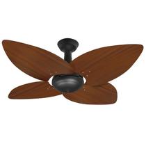 Ventilador de Teto Office Jet Aspen Venti-Delta Preto 4Pás Rádica Jequitibá 110V