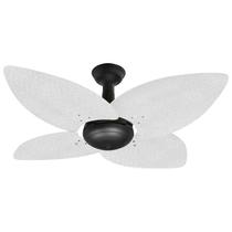 Ventilador de Teto Office Jet Aspen Venti-Delta Preto 4Pás Rattan Brancas 110V+Controle Ventilador de Teto Office Jet Aspen Venti-Delta Preto 4Pás Rattan Brancas 110V+Controle