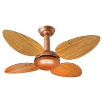 Ventilador de Teto Office Jet Pétalo Venti-Delta Cobre 4Pás Freijó 110V Ventilador de Teto Office Jet Pétalo Venti-Delta Cobre 4Pás Freijó 110V