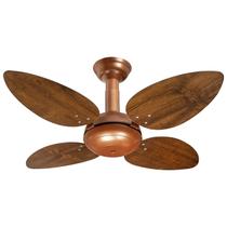 Ventilador de Teto Office Jet Pétalo Venti-Delta Cobre 4Pás Imbuia 220V+Controle Ventilador de Teto Office Jet Pétalo Venti-Delta Cobre 4Pás Imbuia 220V+Controle