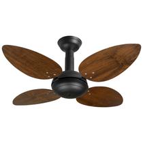 Ventilador de Teto Office Jet Pétalo Venti-Delta Preto 4Pás Imbuia 220V Ventilador de Teto Office Jet Pétalo Venti-Delta Preto 4Pás Imbuia 220V