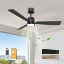 Ventilador de teto OPONL 42" Black Light Remote Dimmable 6 Velocidades Ventilador de teto OPONL 42" Black Light Remote Dimmable 6 Velocidades