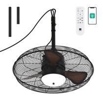Ventilador de teto Orison 21" ao ar livre à prova d'água com controle remoto