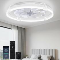 Ventilador de teto OUTON 24" White Remote App Control Light
