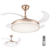Ventilador de Teto Pa Retratil Grande Lampada Led 3 em 1 Controle Casa Quarto Sala Trabalho Ambiente Moderno Silencioso Ventilador de Teto Pa Retratil Grande Lampada Led 3 em 1 Controle Casa Quarto Sala Trabalho Ambiente Moderno Silencioso