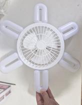 Ventilador De Teto Pás 3 Velocidades Com 6 Luz Com Controle