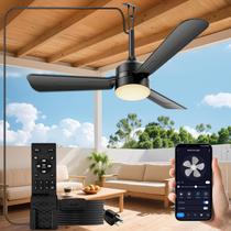 Ventilador de Teto PBLALA 36,5" com Luz LED e Controle Remoto Ventilador de Teto PBLALA 36,5" com Luz LED e Controle Remoto